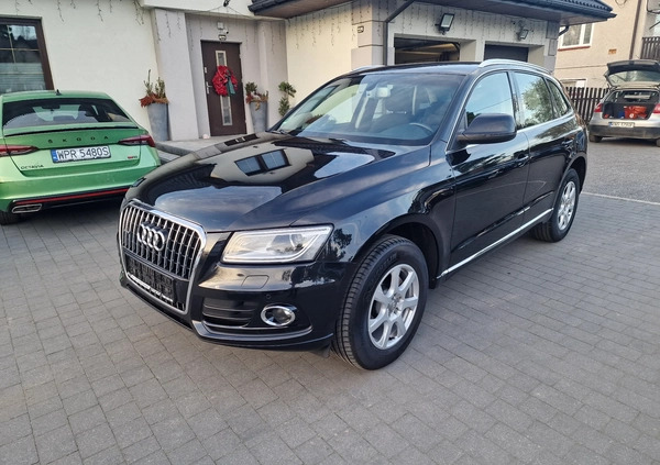 Audi Q5 cena 77800 przebieg: 186000, rok produkcji 2013 z Żabno małe 497